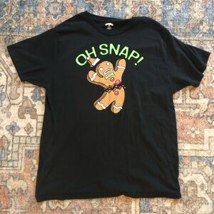 Black Men’s  T-Shirt Christmas Shirt